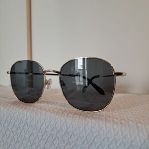Quay Australia Jezabell Gold and Black Sunglasses